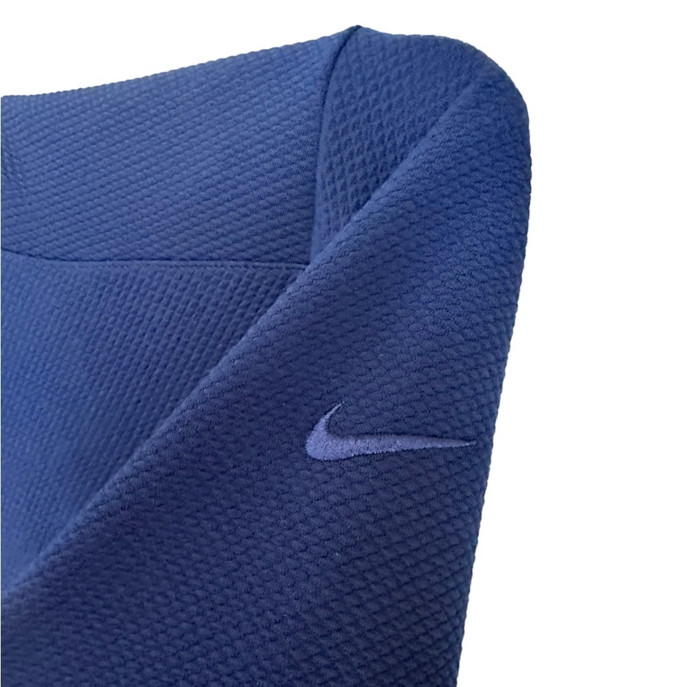 Nike Blue 1/4 Zip Up Collar Dri-Fit Long Sleeve Pull Over Shirt Size S - Picture 4 of 12